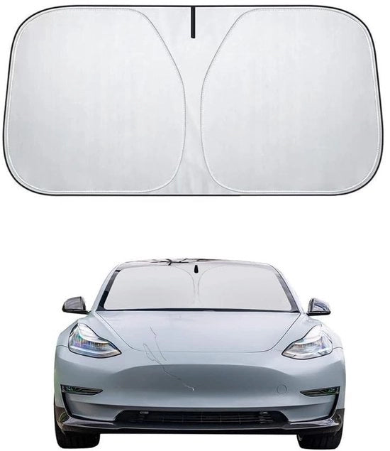 Ombrellone per Auto M-140 x 70 cm - Parasolella per Parabrissa - Ombrello per Camion - Adatto per la maggior parte delle Auto - Ripiegabile - Isolante al Calore