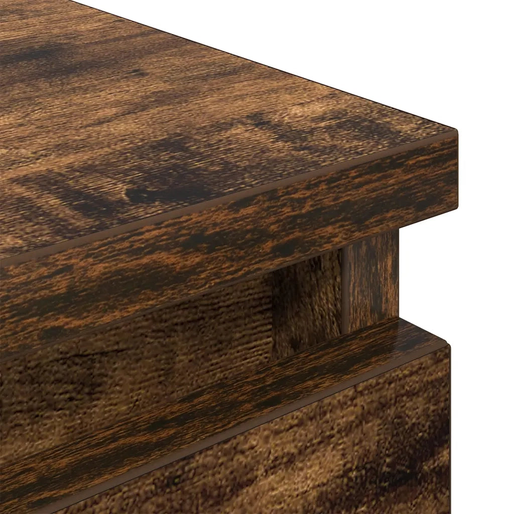 Mobile TV Rovere Fumo 100x35x54 cm in Legno Multistrato