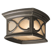 Plafoniera esterna Kichler Franceasi bronzo E27 2x60W