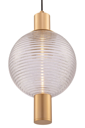 Lampada pendente Pendant in Metallo Rueca Ottone