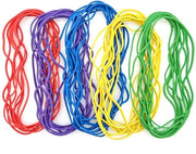 Set di Cinture Elastiche 50 pezzi - Cinture Multicolor - Cinture in Gomma Resistenti - Utilizzabili a Lungo Termine per Casa/Ufficio - 150 mm x 2 mm - Riciclabili