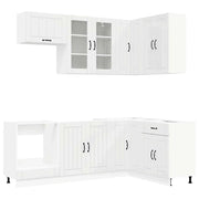 Unità Cucina LUCCA 8 pcs Bianco Lucido Legno ingegnerizzato 3438471