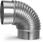 Fumaiolo in acciaio inox per camino, tubo di scarico in acciaio inox, tubazione di scarico per forno, condotto di scarico metallico, tubo di scarico per cucina, tubo di ventilazione in acciaio inox.