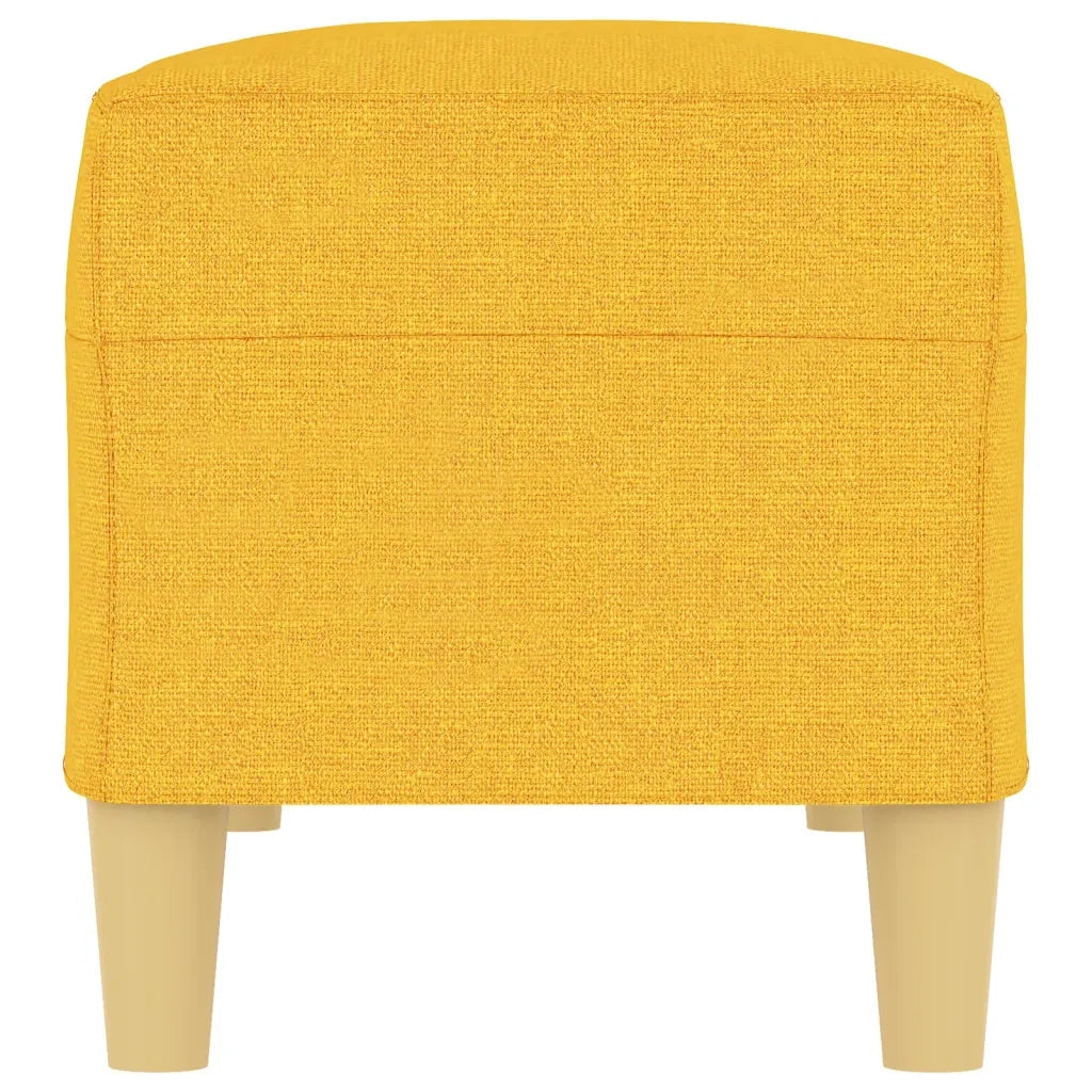Panca Giallo Chiaro 100x35x41 cm in Tessuto