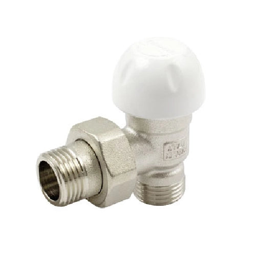VALVOLA A SQUADRA TERMOSTATIZZABILE  ATTACCO TUBO PEX MULTISTRATO- 3/8 24x19 fil (D.16)- TIEMM- pezzi 1