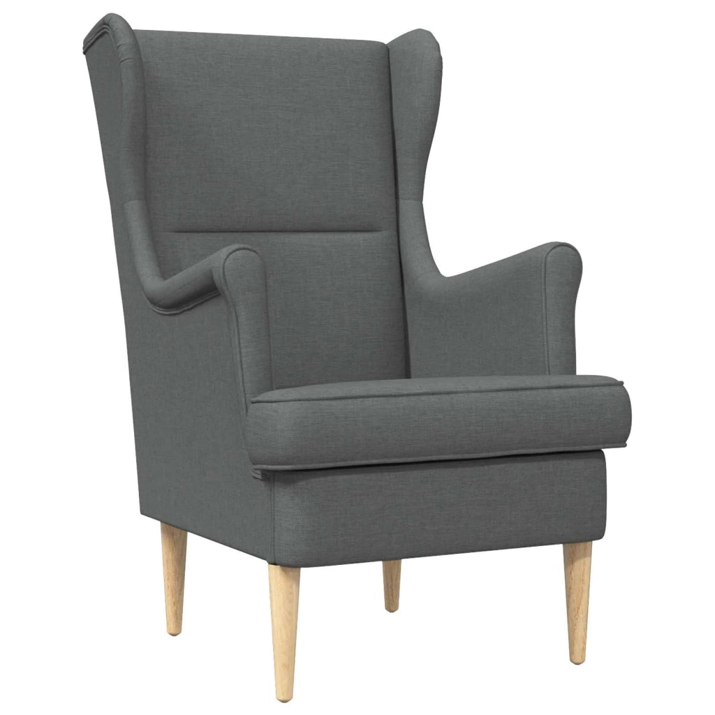Poltrona-Divano Sedia-Poltroncina Grigio scuro Tessuto 783771
