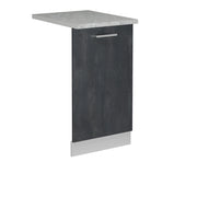 Vicco Pannello frontale della lavastoviglie Calcestruzzo nero 45 cm , PL Marmo