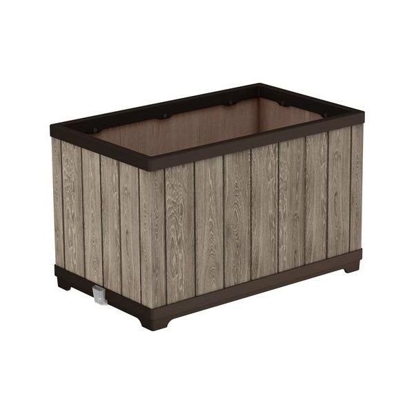 Fioriera keter k260786 signature knock down planter ashwood