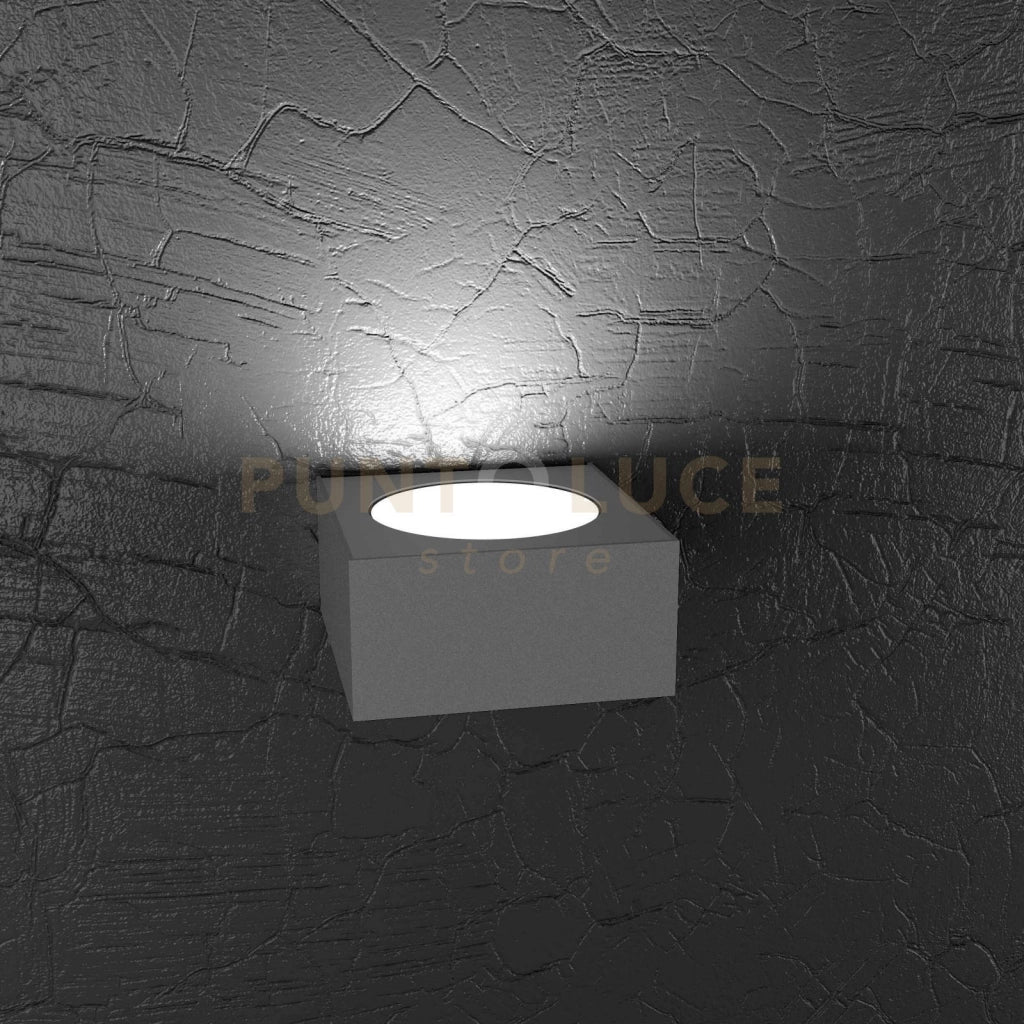 ECCENTRIC APPLIQUE 1 LUCI MONOEMISSIONE GRIGIO ANTRACITE 1156-AP-GA