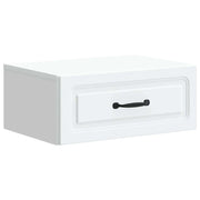 Mobiletto da notte a muro con cassetto Bianco 49 x 34,5 x 20 cm 899295