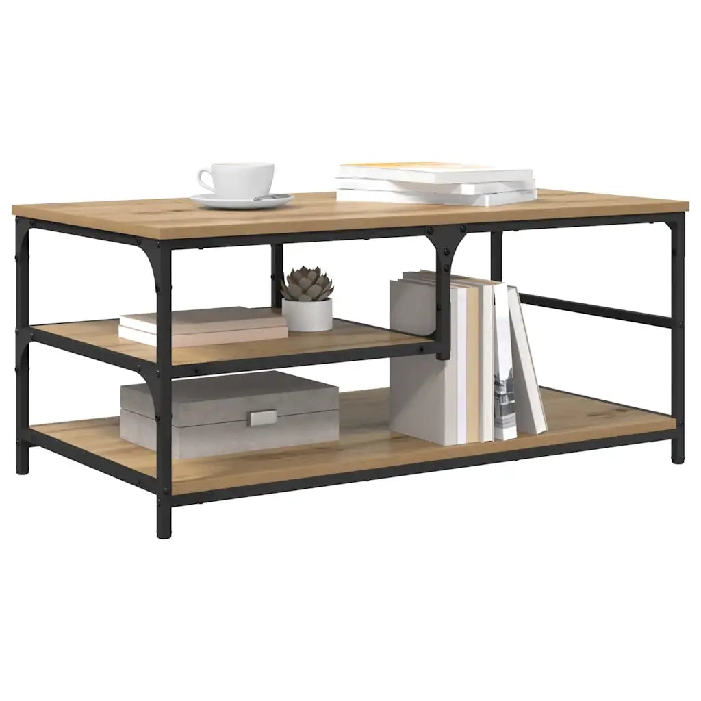 Tavolino da salotto Rovere artigianale 90 x 49 x 40 cm 886244