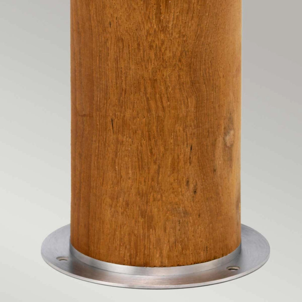 Paletto giardino teak/inox E27 40W IP55 Hornsea Elstead