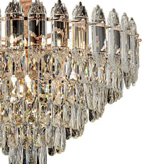 Lampada Cristal G057-cp 50cm Gold