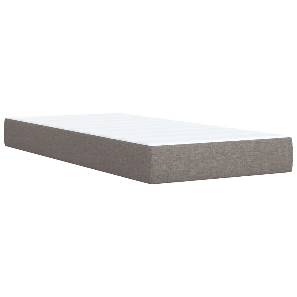 Giroletto a Molle con Materasso Tortora 80x200 cm inTessuto 3288033