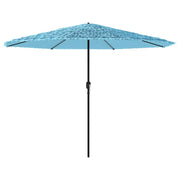 Ombrello | Parasolne Giardino con Palo in Acciaio Blu 388x388x248 cm