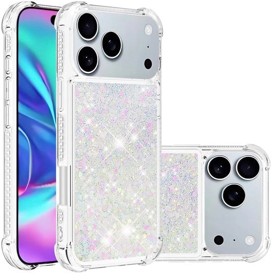 Coprioggetto Solido - Protezione Glanzente - Silicone - Resistente allo Shock - Translucido - iPhone 17 Pro Max - Progettazione Stilosa - Copritelefono