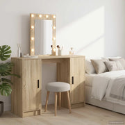 Tavolo da Trucco Marrone 102 x 33 x 135 cm Legno multistrato 865183