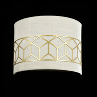 Lampada da parete House in Metallo Messina Oro