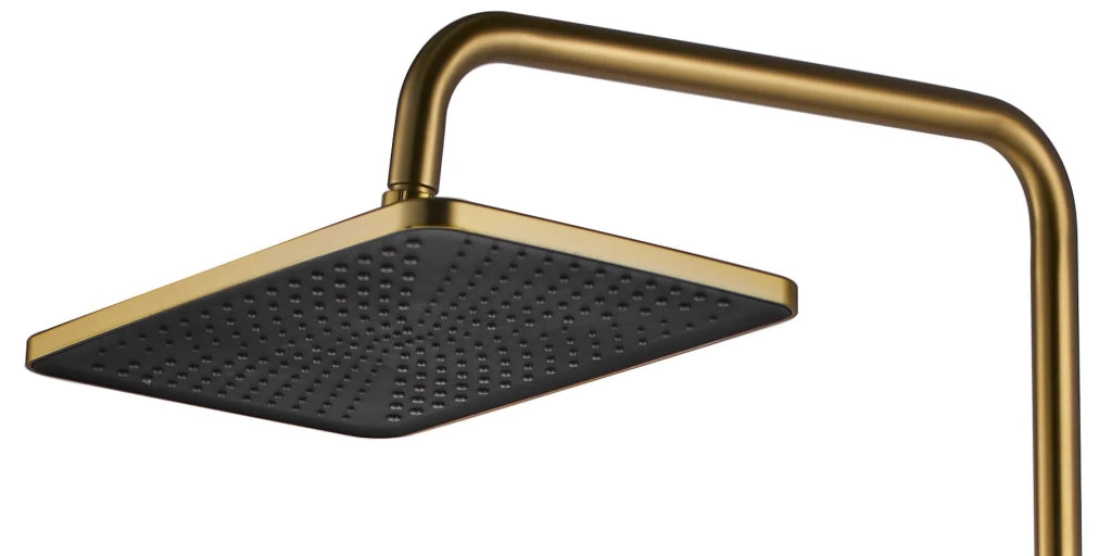 Set Doccia Con Termostato Rea Rob Gold Brush