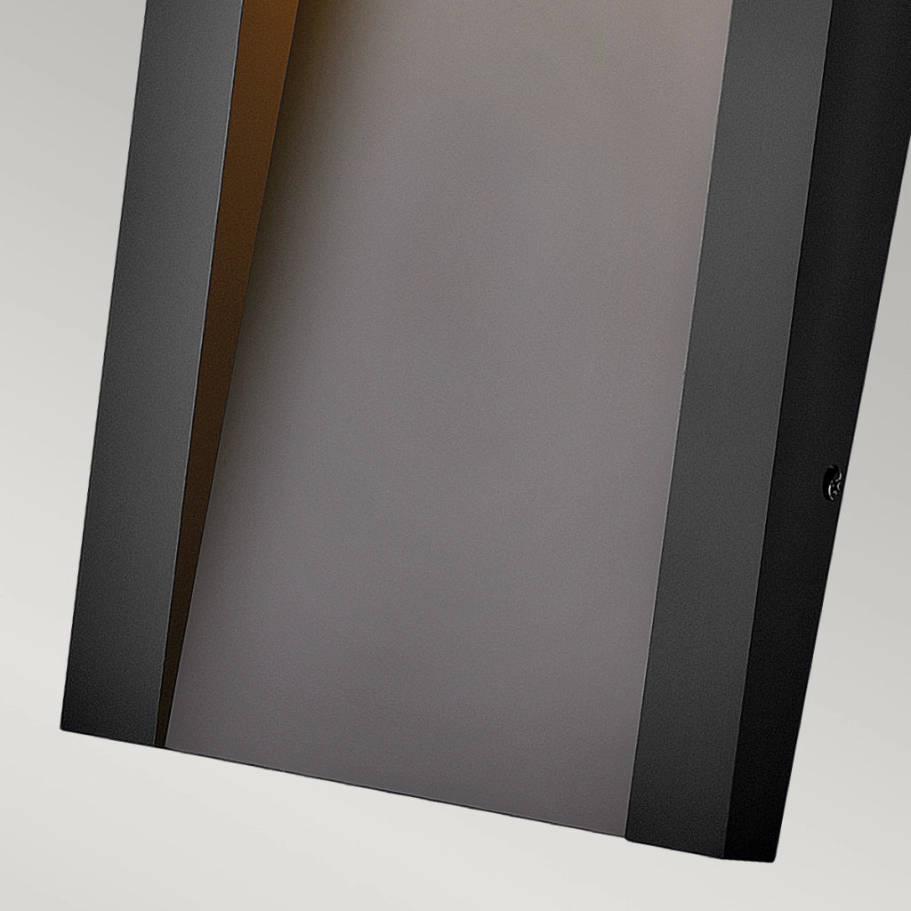 Applique esterna LED 8W 3000K nero IP44 Hinkley Taper