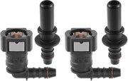 Adattatore di tubo 3/8 (9,49 mm) a 5/16 (8 mm) - Nylon - Connesione rapida - Sfiatatore di tubo - Duraturo - Installazione semplice - Connesione di tubo