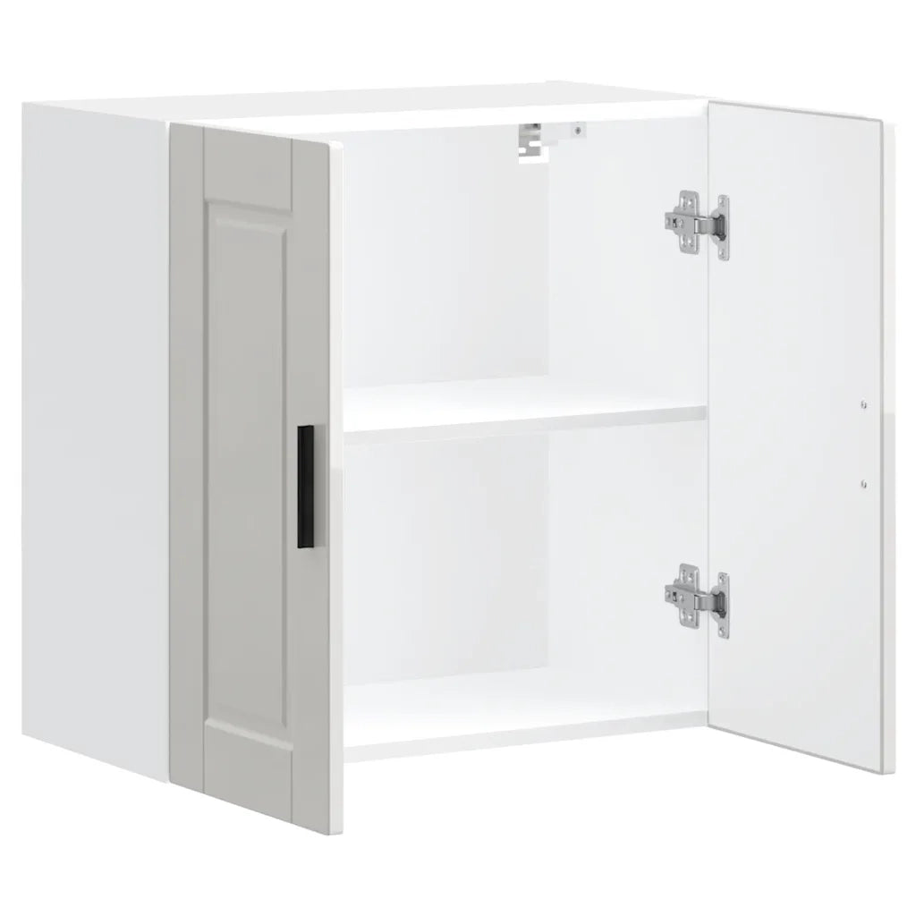 Pensile da Cucina Porto Bianco Lucido in Legno Multistrato 854059