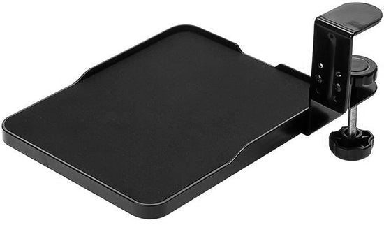 Porta Mouse Ergonomico Progettata - Estensibile - Sotto Scrivania - Piattaforma Mouse - Disegno di Chiusura - Risparmio di Spazio