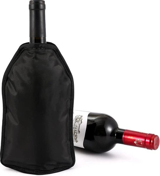 Manchet di raffreddamento per viaggio, manchet di raffreddamento per vino con chiusura rapida, manchet di raffreddamento per viaggio, manchet di raffreddamento per birra, vino e bibite, manchet di raffreddamento per champagne