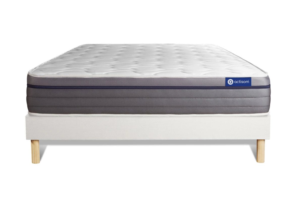 Kit rete e materasso Actilatex zen 135x200cm - Spessore : 26cm - Lattice e memory foam - Bilanciato -