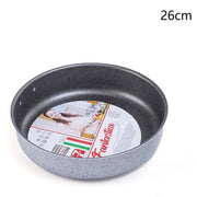 Trade Shop - Tortiera Rotonda Rivestimento Antiaderente Antigraffio ø18-22-26-30cm Teglia Cucina -    -diametro 26cm   -