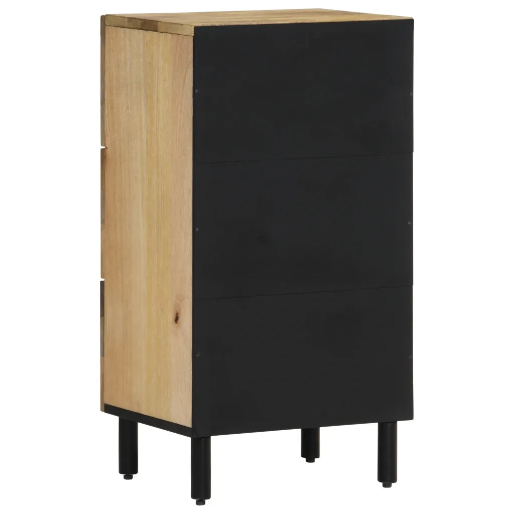 Credenza | Madia | Buffet da pranzo | Armadio da pranzo 40x33x75 cm in Legno Massello di Mango