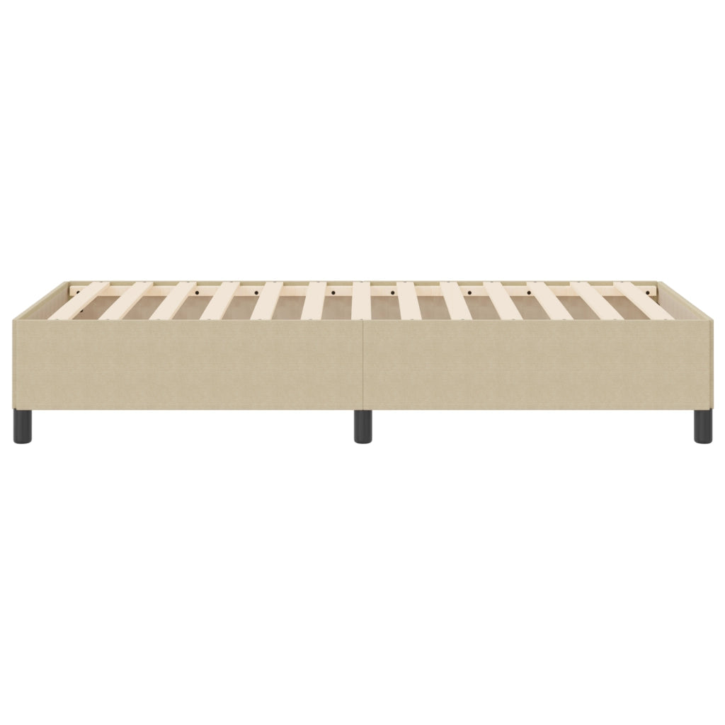 Struttura Letto Verde Chiaro Grigio 80x200 cm in Tessuto CORDURO