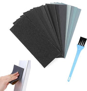 Set di abrasivi 120-3000 g/m², adatto per auto, legno, verniciatura, artigianato, metalli (24)