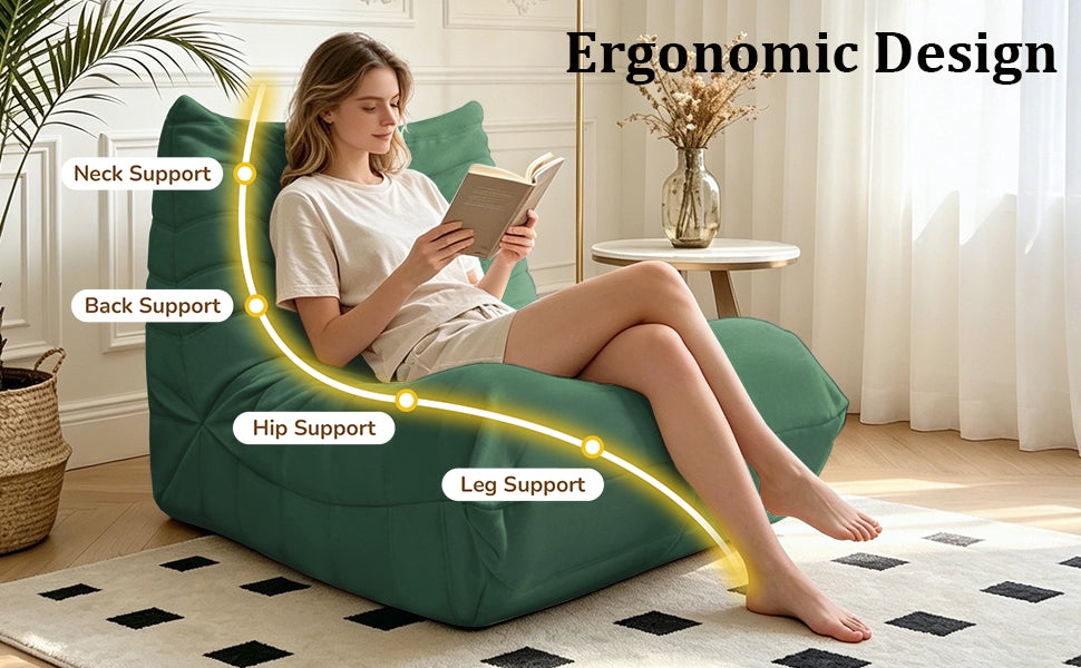 Poltrona a Pavimento Divano Lazy ¨C MINIMAL ¨C Schiuma ad Alta Densit¨¤, Relax