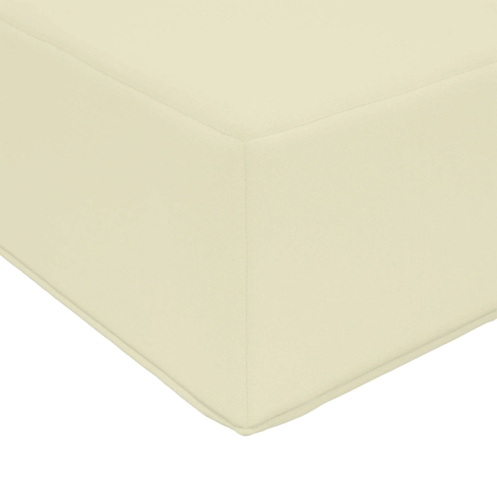 Cuscino da Sedia Esterno Crema 115 x 40 x 8 cm 100% Poliestere 900967