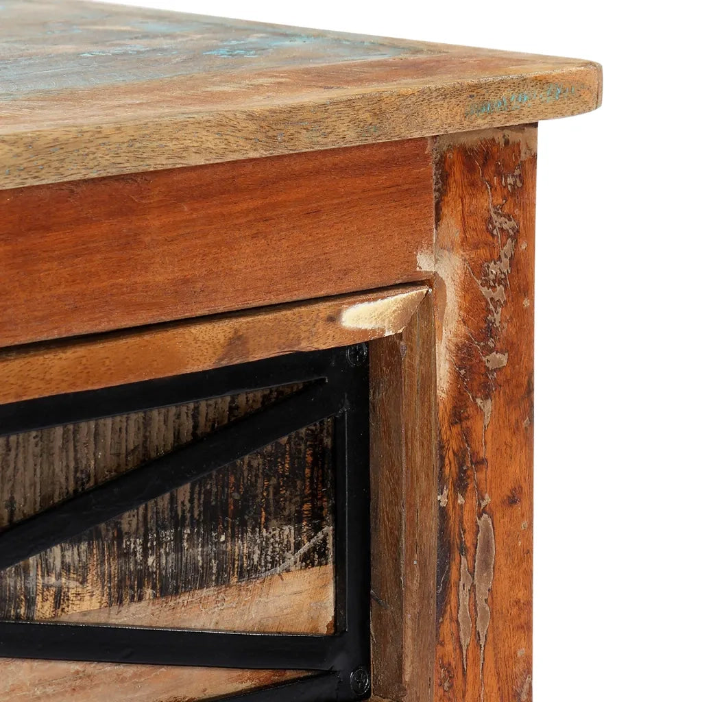 Mobile Porta TV 120x30x40 cm in Legno Massello di Recupero cod mxl 54930