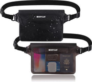 Tas acquatica con cinturino regolabile, tas acquatico, custodia per telefono subacqueo, tas heuristica acquatica per sport acquatici, spiaggia, nuoto, gite in barca e simili, nero e grigio.