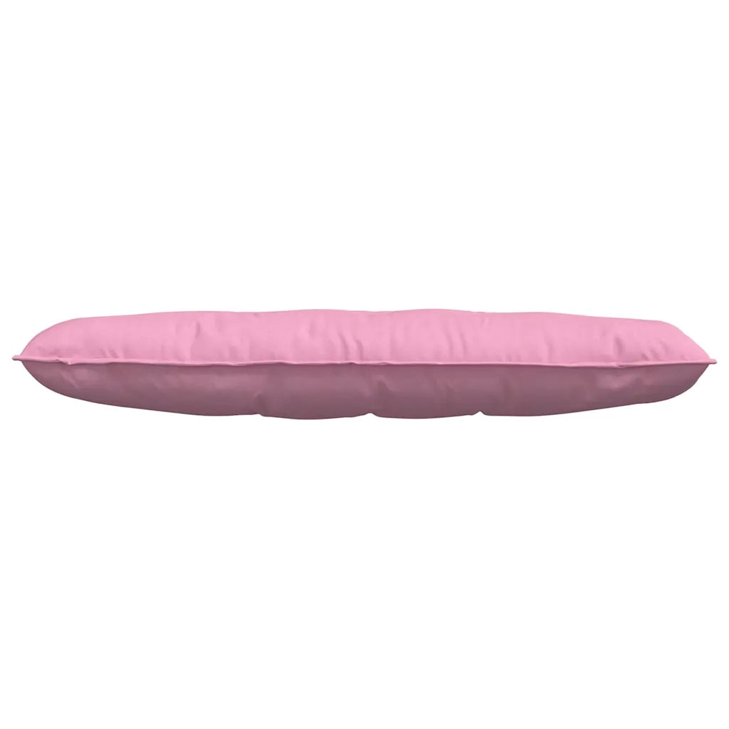 Cuscino per Schiena Rosa 140 x 19 x 50 cm Tessuto