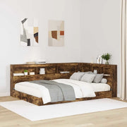 vidaXL Testata contenitore Rovere fumo 140 cm Legno multistrato