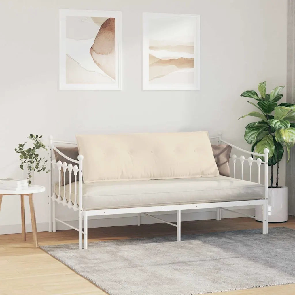 Cuscino per Schiena | Cuscino dorsale Beige 140 x 50 cm Tessuto in Microfibra