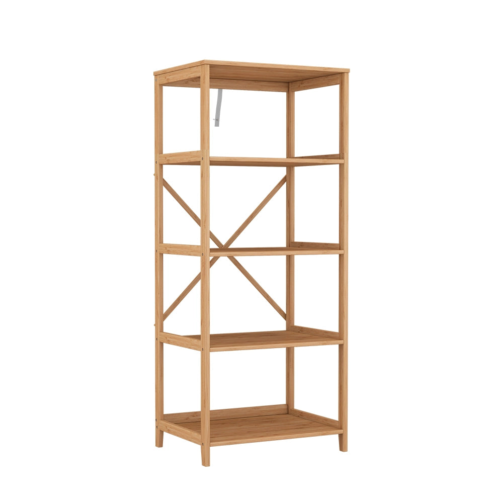 Vicco Libreria Bambù 48.3 x 144 cm con 5 scomparti
