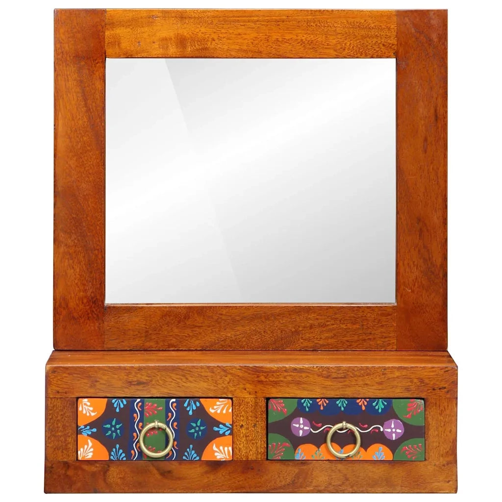 Armadietto a muro con cassetto Marrone 40 x 20 x 50 cm 4016523