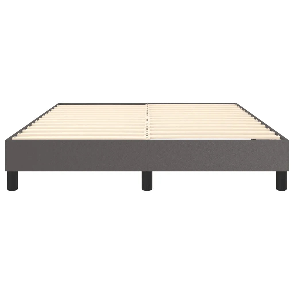 Struttura Letto a Rete a Molle Grigio 140x200 cm in Similpelle 3120704