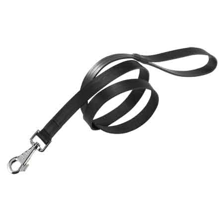 GUINZAGLIO PER CANI 'NATURAL' BLACK 20 mm x 120 cm - FERPLAST