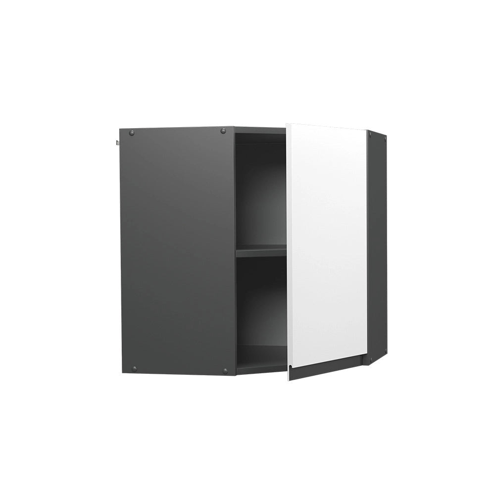 Mobile angolare da cucina R-Line Bianco/Antracite 57 cm Forma a J Vicco