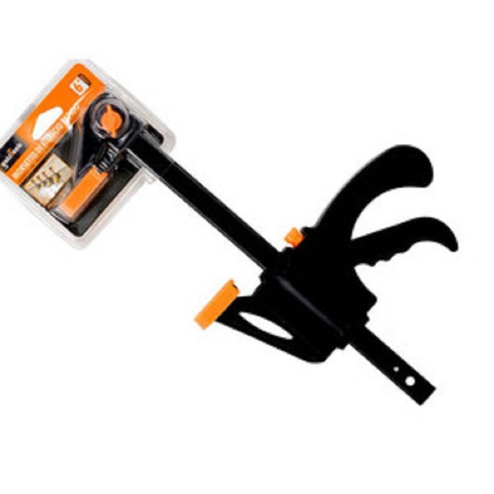 Trade Shop - Morsetto Sgancio Rapido Strettoio Morsa Di Serraggio Falegname Apertura 150 Mm -