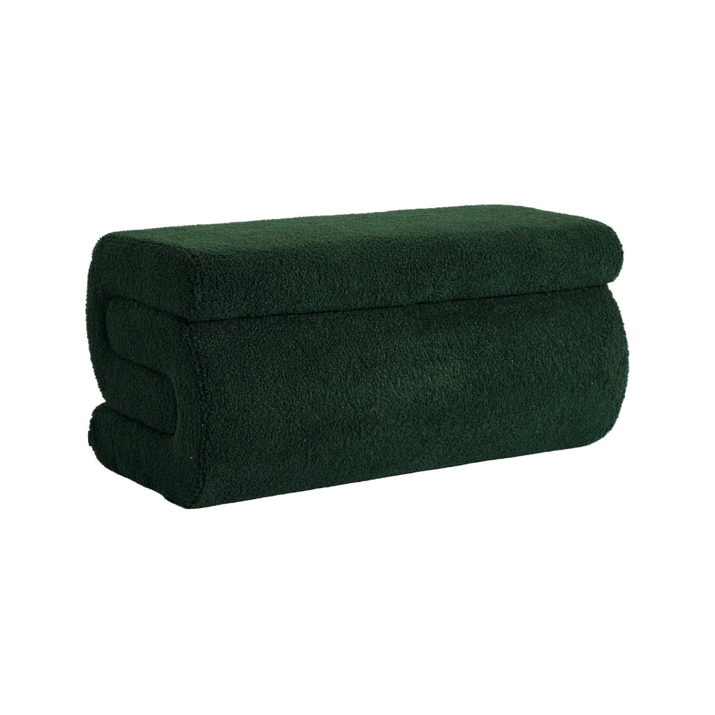 Panca in bouclé 1-2 posti, verde