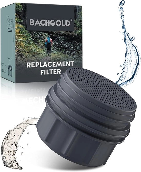 Filtro acqua esterno - rimuove batteri e virus - capacità di filtraggio 1500L - nero