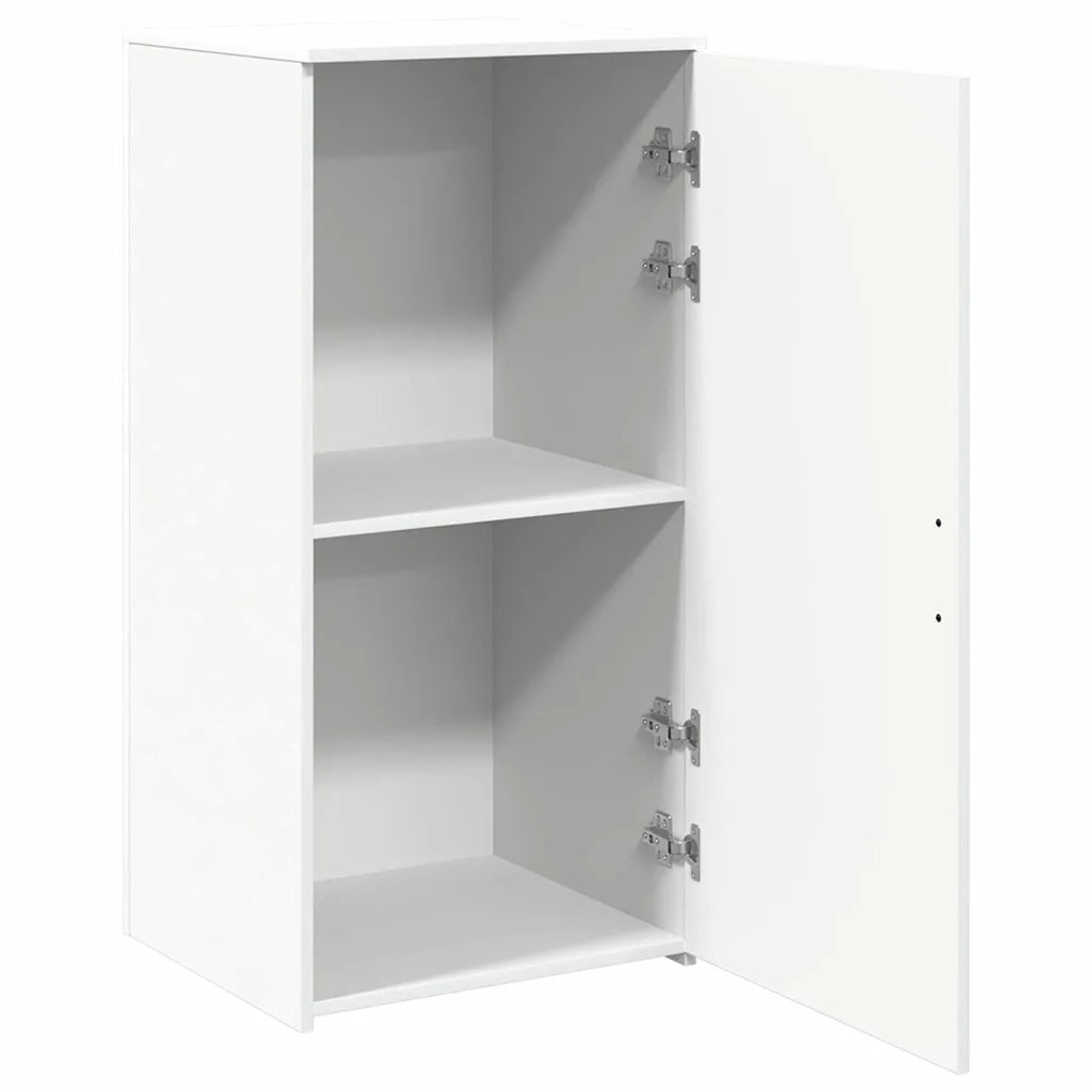 Mobile contenitore compatto 50 x 45 x 103 cm versatile design elegante legno composito bianco 02_0051212