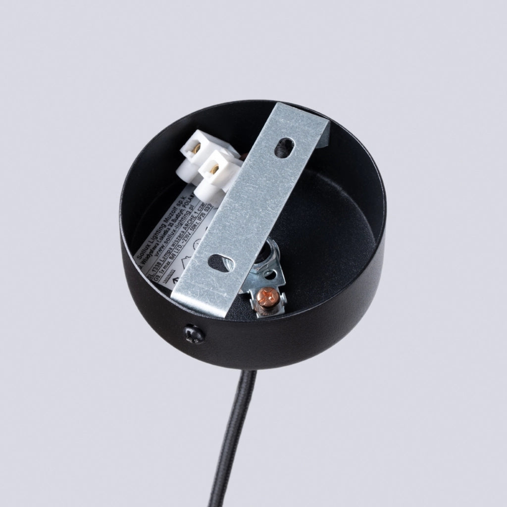 Lampada a sospensione ZENTRA tubo nero G9 8W Pure Lume